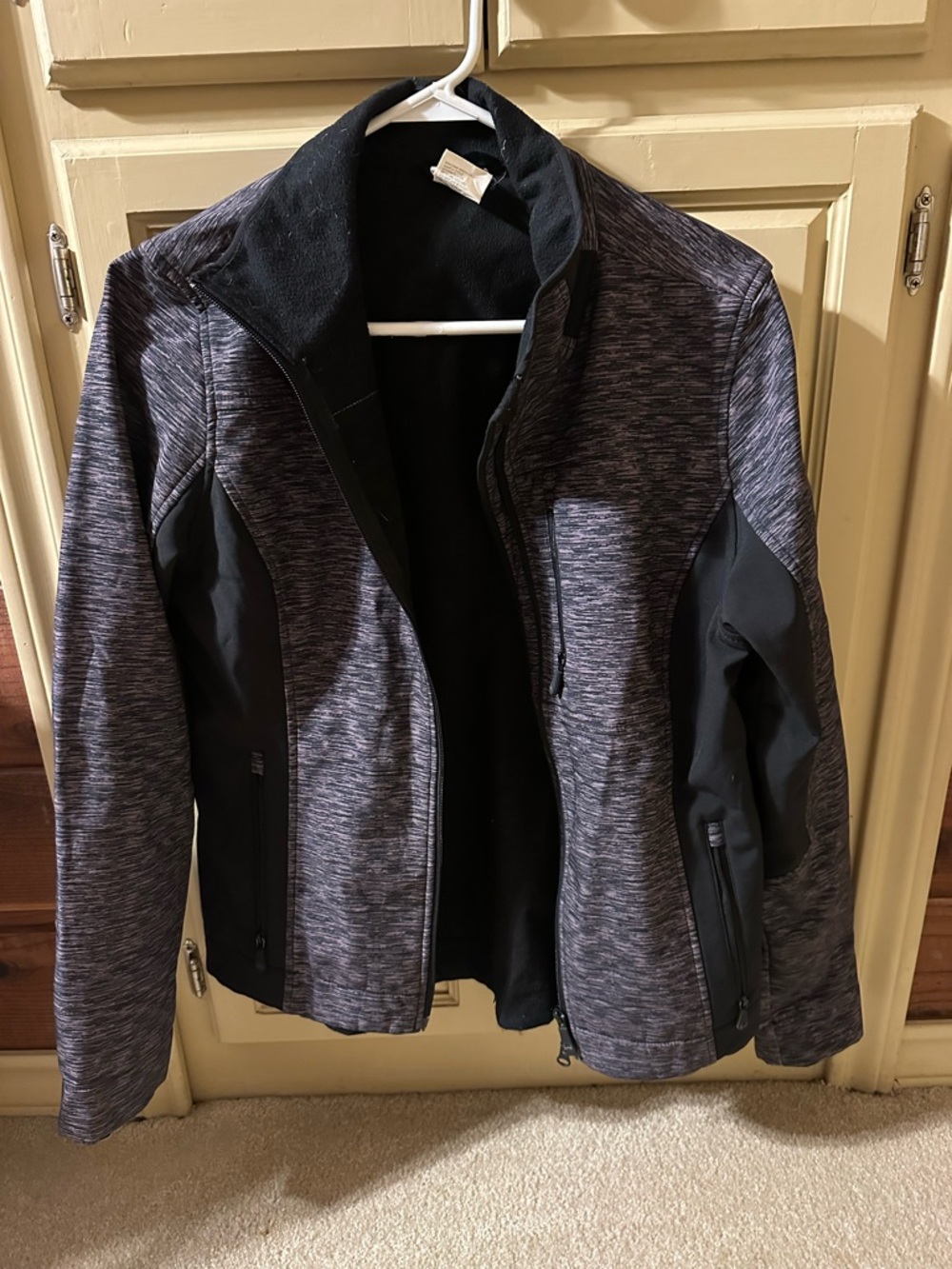 Cinch Women's Heather Gray Utility Softshell Jacket - Black Panels